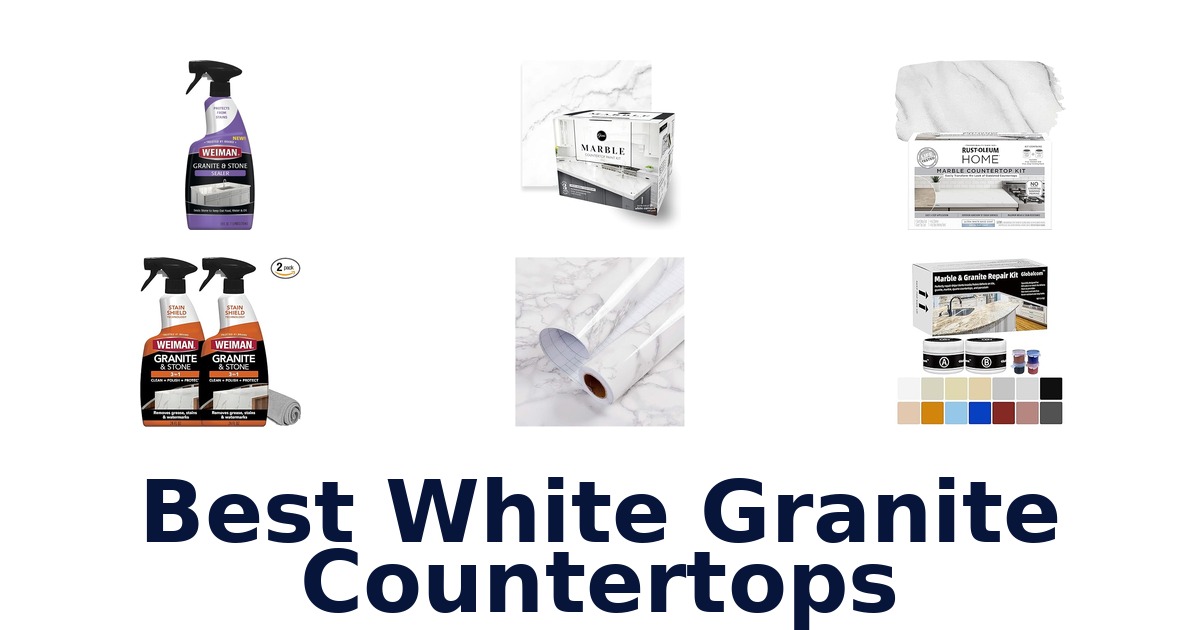 best white granite countertops