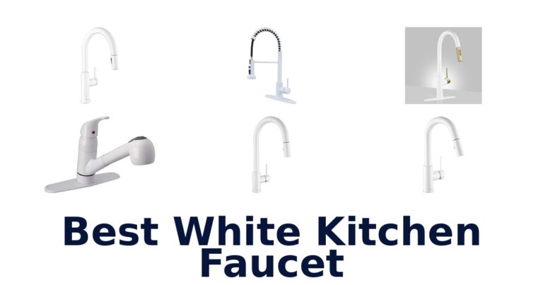 best white kitchen faucet