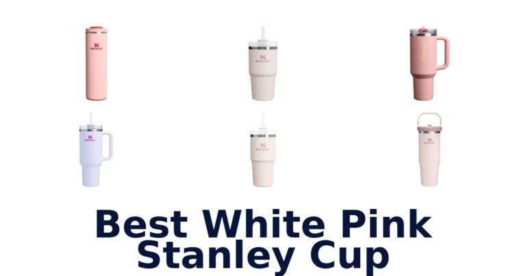 best white pink stanley cup