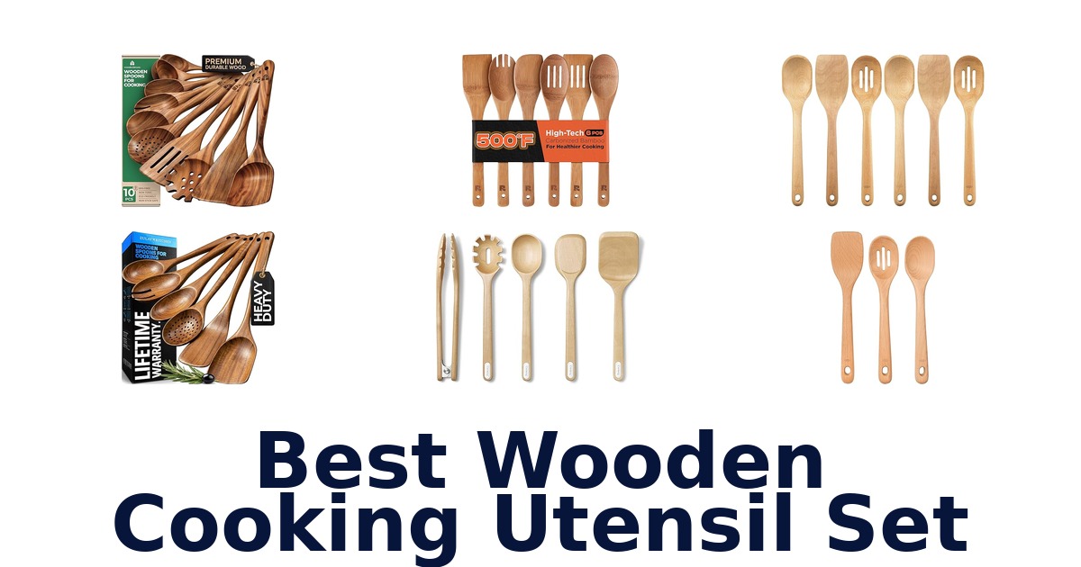 best wooden cooking utensil set