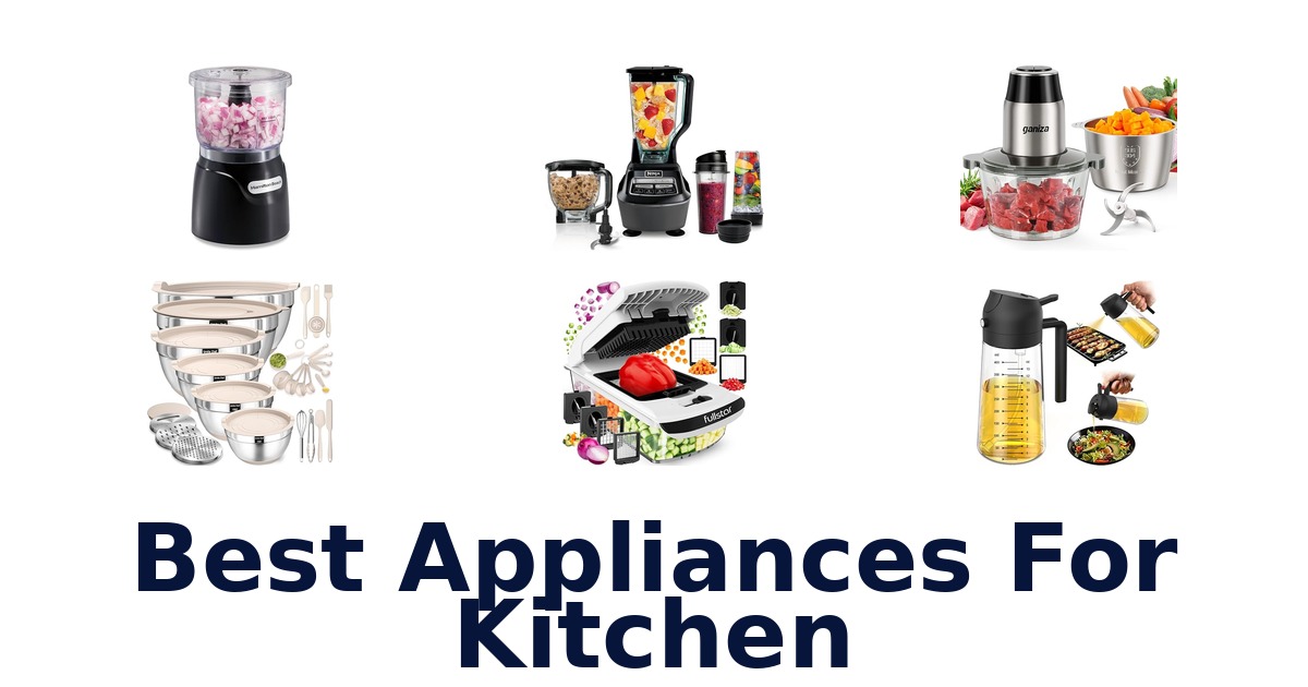 best appliances for kitchen