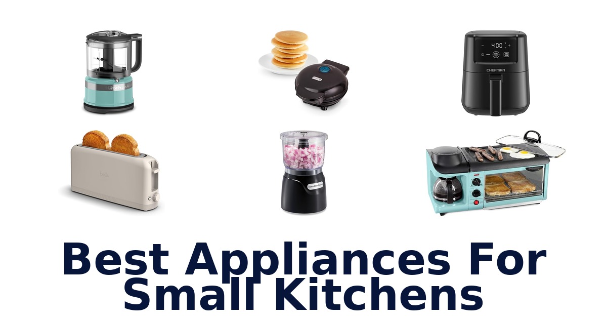 best appliances for small kitchens