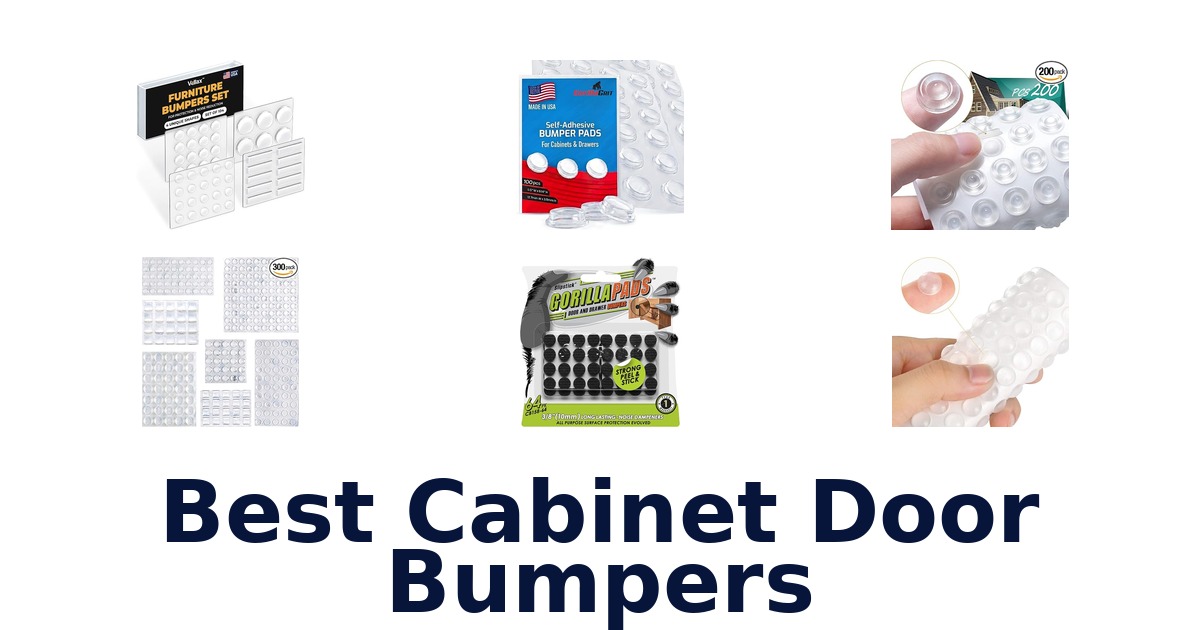 best cabinet door bumpers