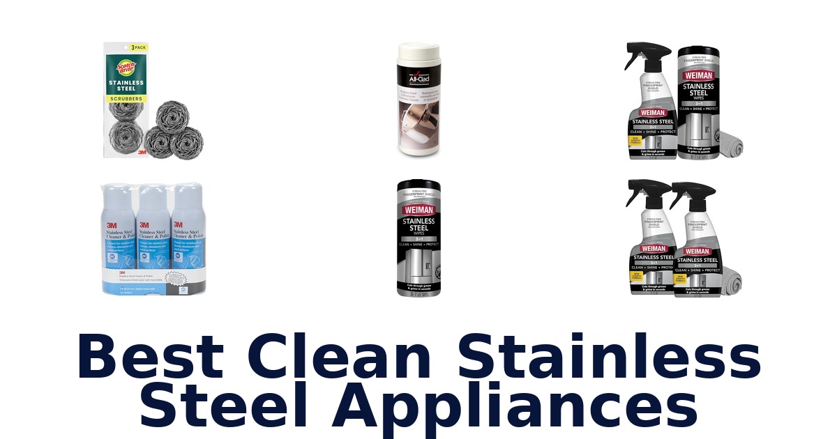 best clean stainless steel appliances