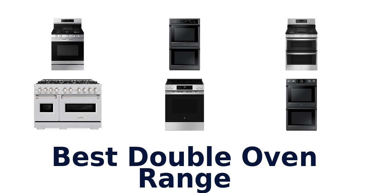 best double oven range