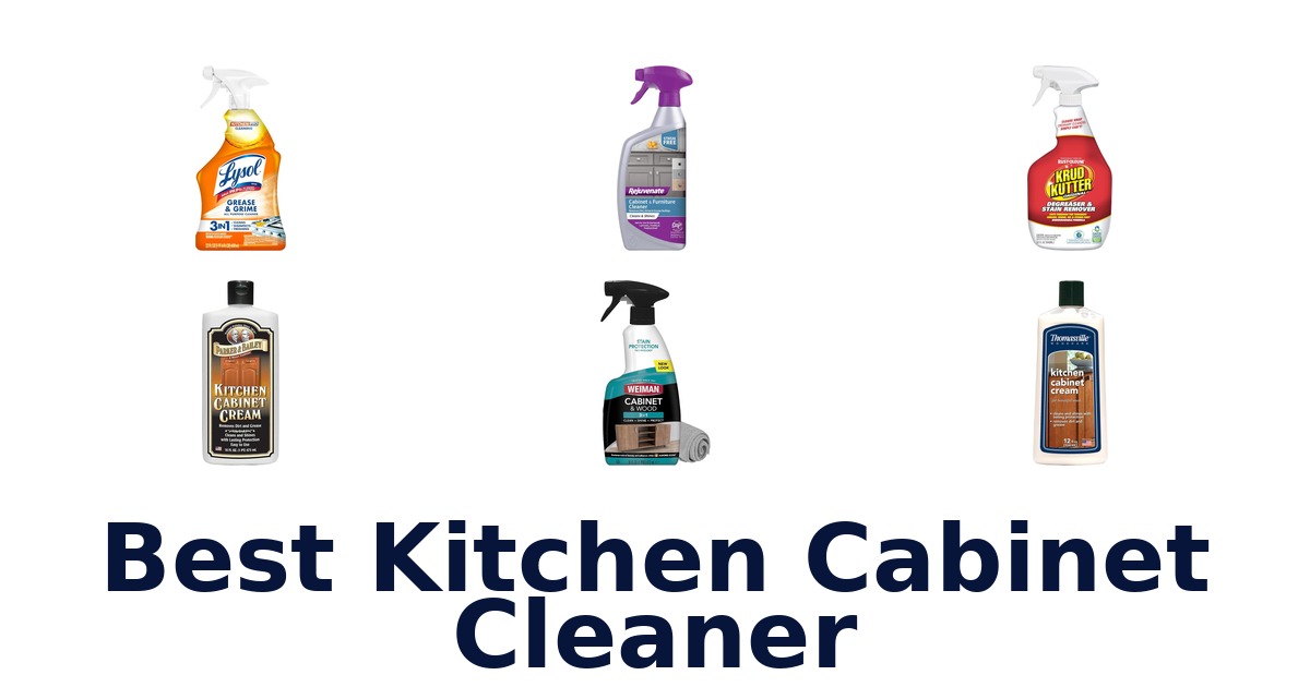 best kitchen cabinet cleaner