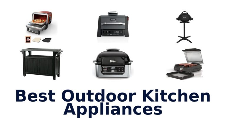 best outdoor kitchen appliances