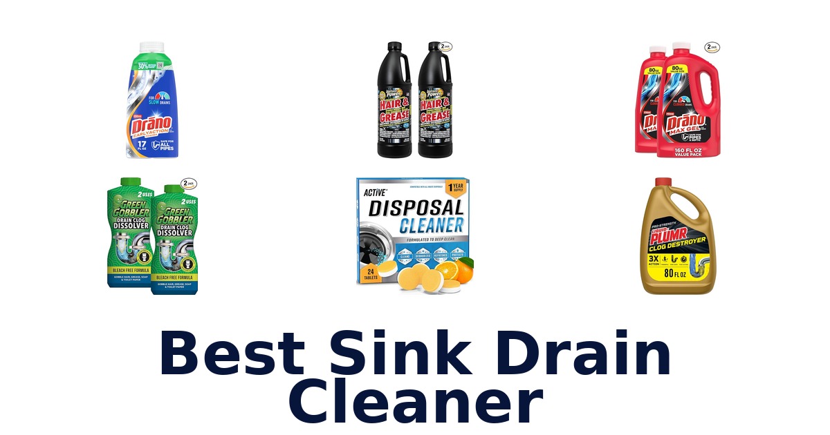 best sink drain cleaner
