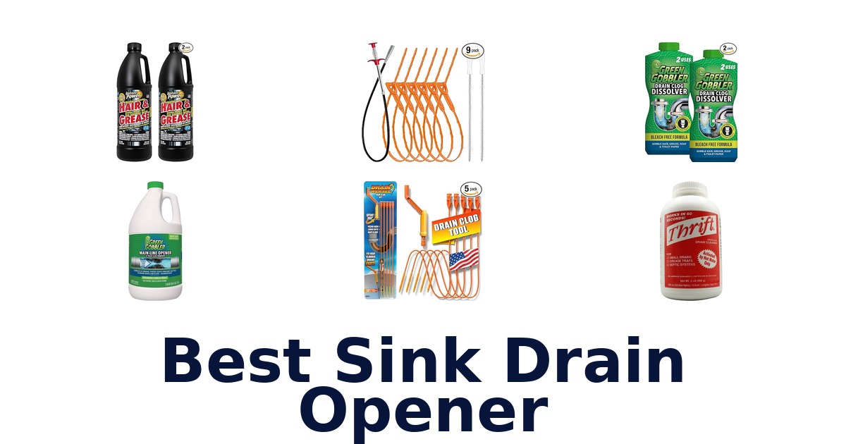 best sink drain opener