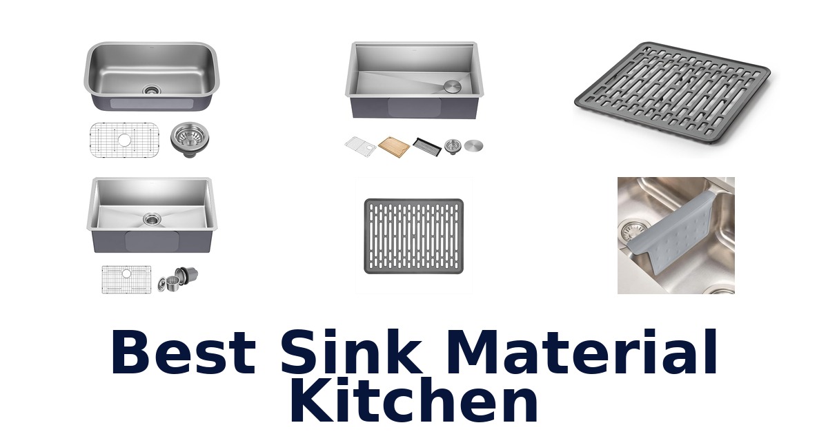 best sink material kitchen