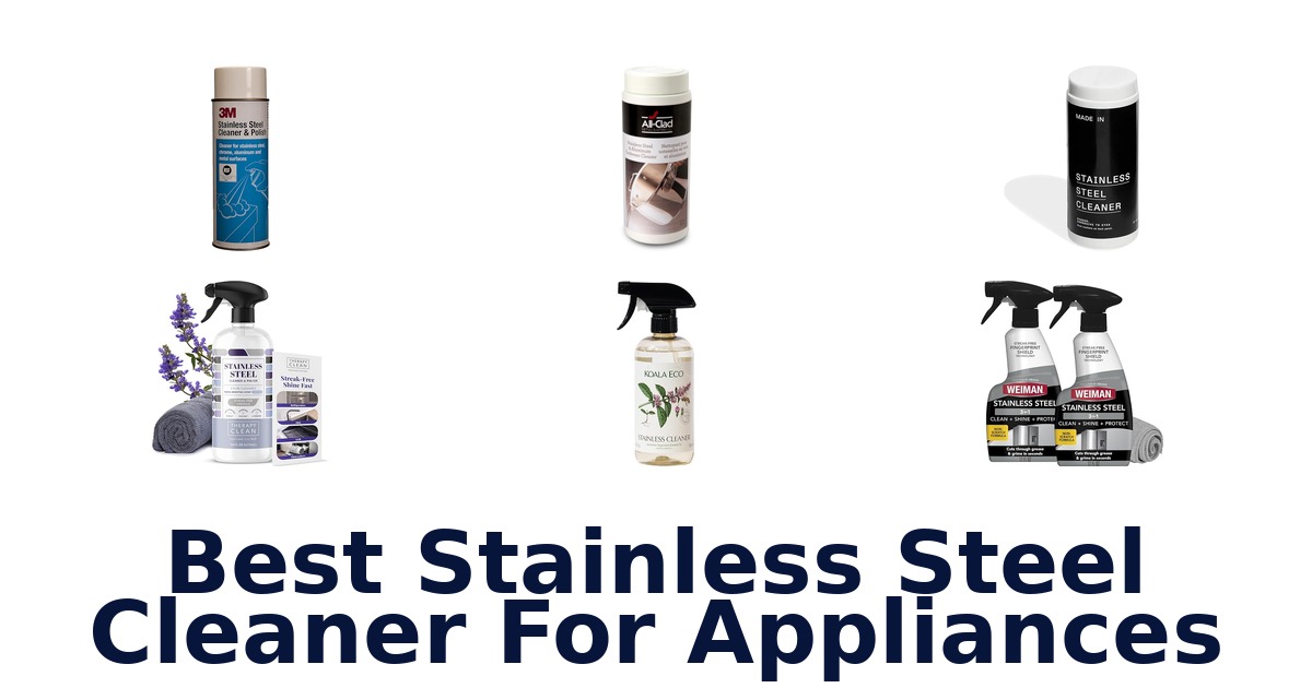 best stainless steel cleaner for appliances