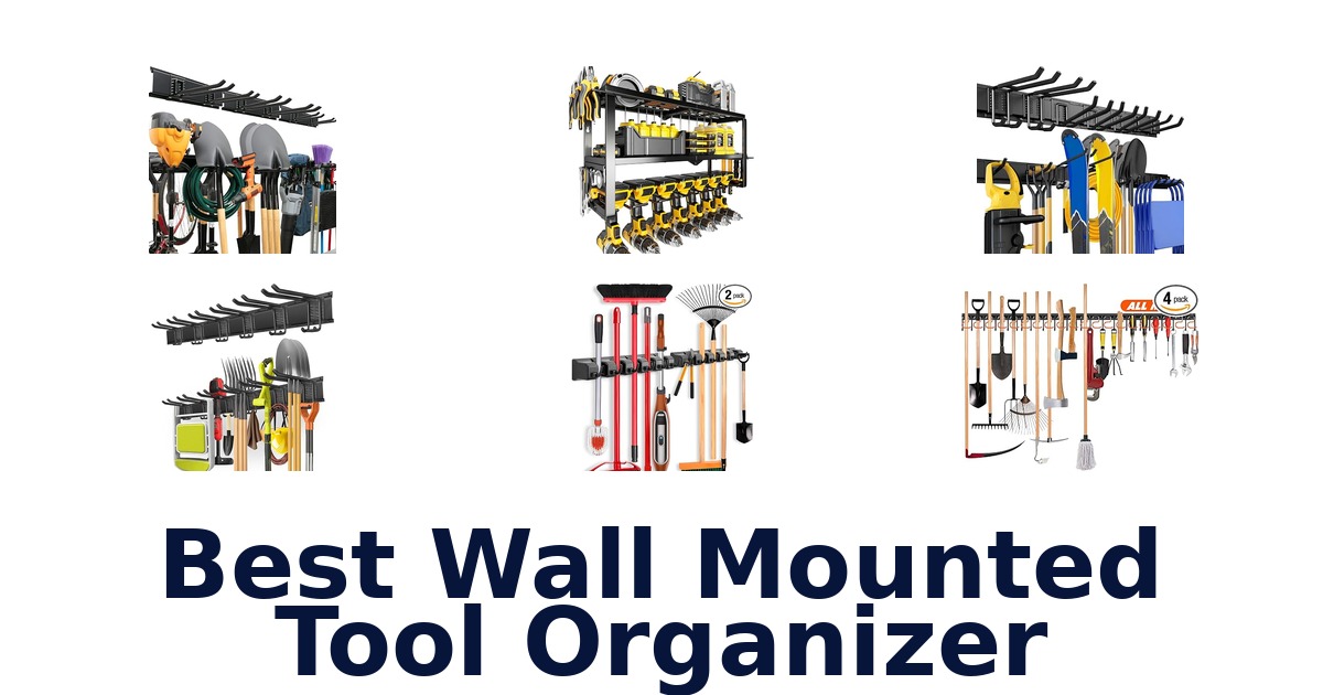 best wall mounted tool organizer