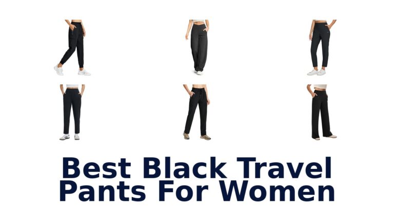 Best Black Travel Pants For Women