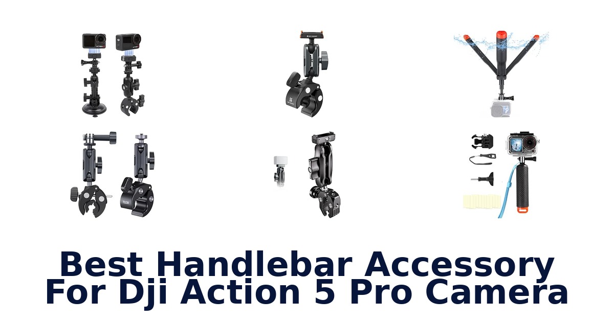 Best Handlebar Accessory For Dji Action 5 Pro Camera