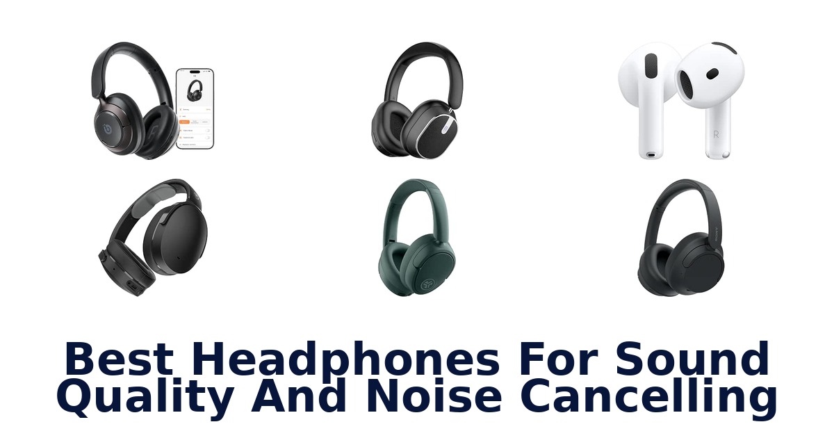 Best Headphones For Sound Quality And Noise Cancelling