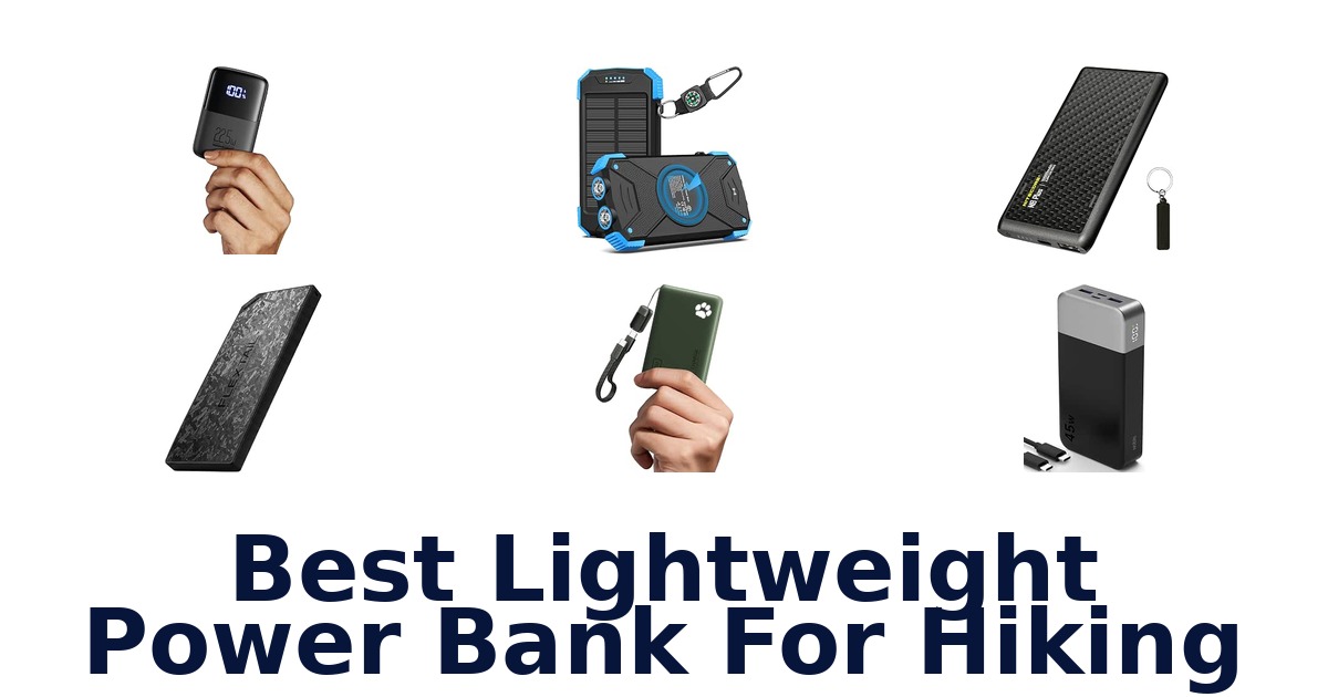 Best Lightweight Power Bank For Hiking