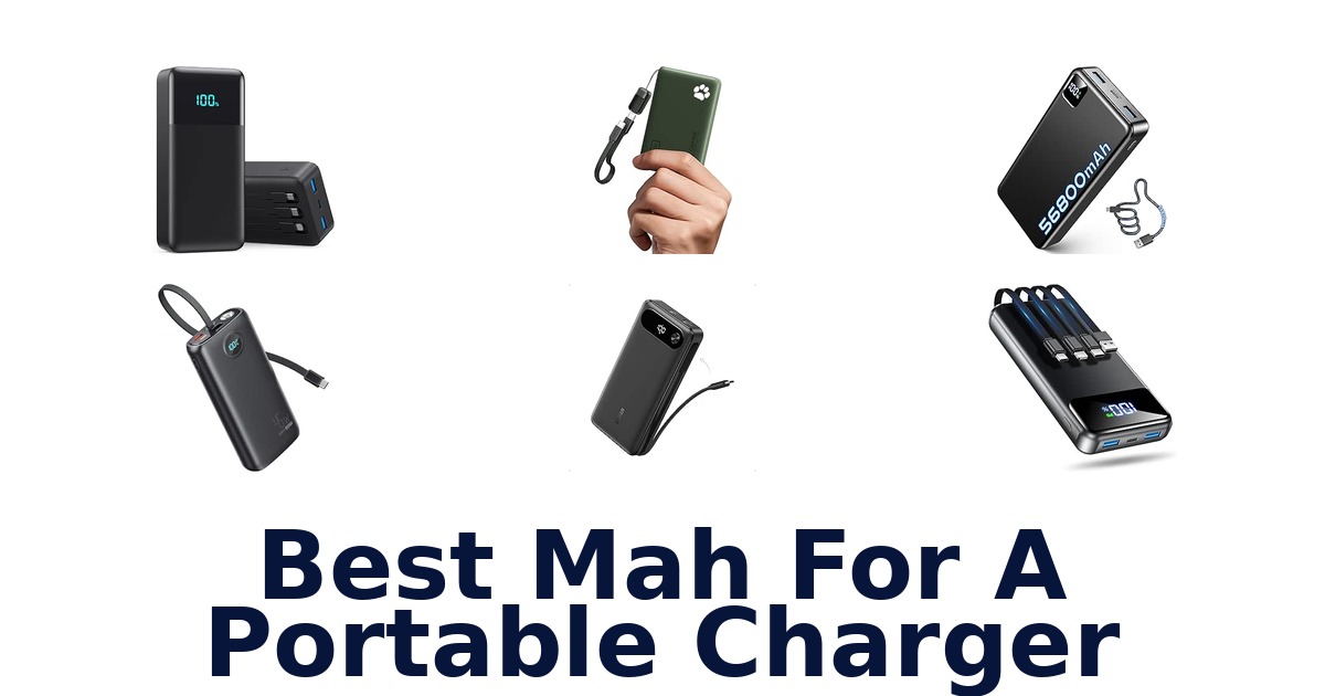 Best Mah For A Portable Charger