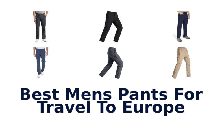Best Mens Pants For Travel To Europe