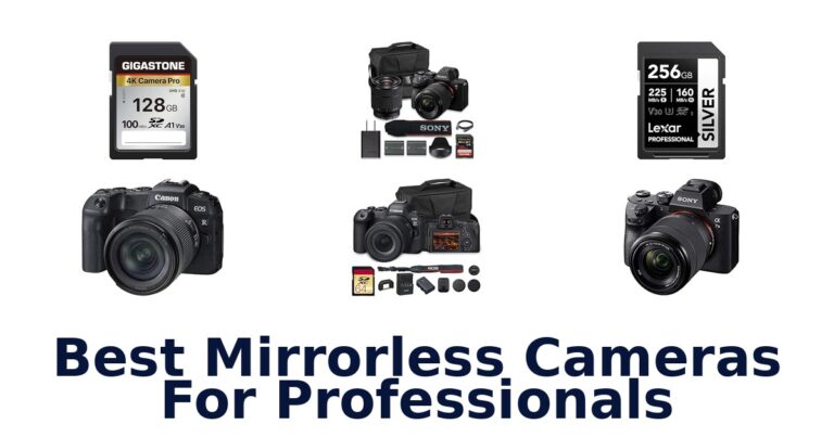 Best Mirrorless Cameras For Professionals