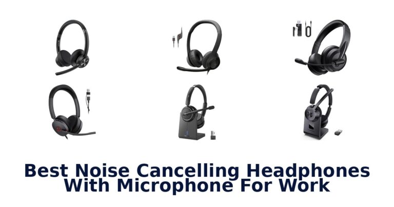 Best Noise Cancelling Headphones With Microphone For Work