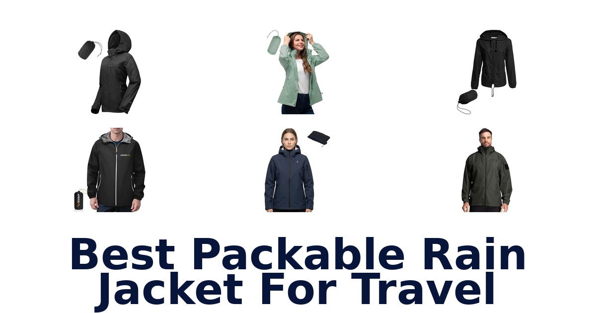 Best Packable Rain Jacket For Travel