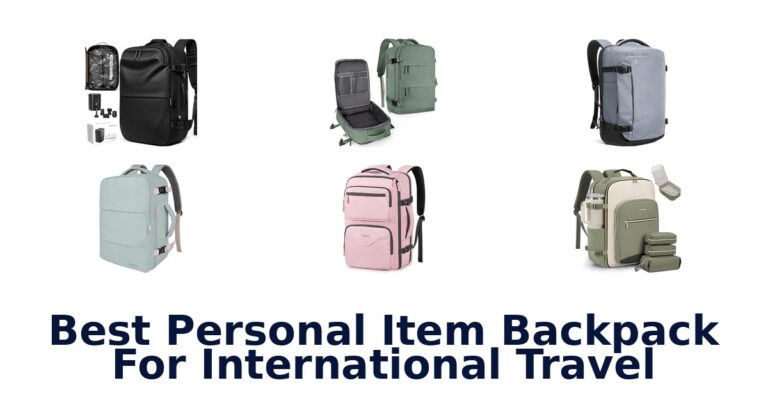 Best Personal Item Backpack For International Travel