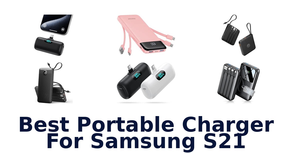 Best Portable Charger For Samsung S21