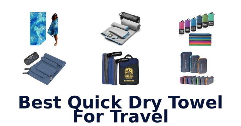 Best Quick Dry Towel For Travel