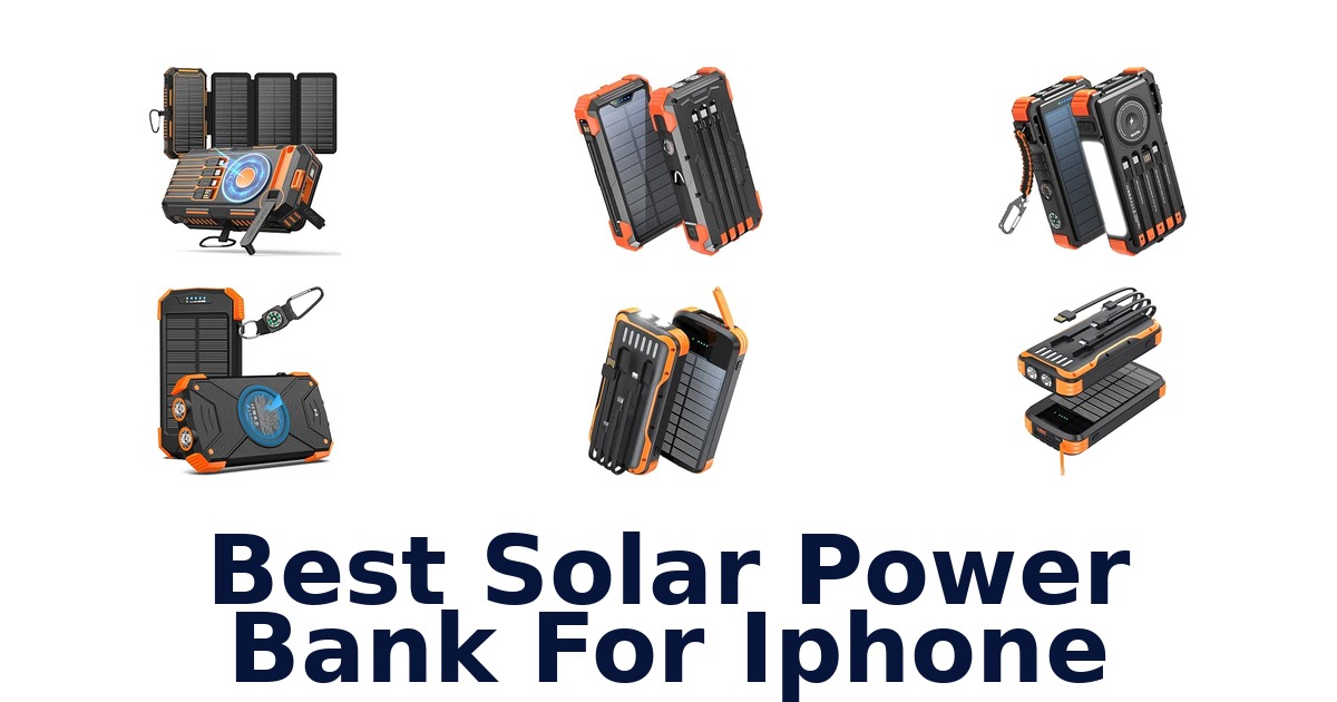 Best Solar Power Bank For iPhone