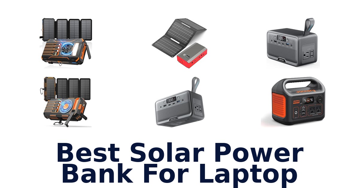 Best Solar Power Bank For Laptop