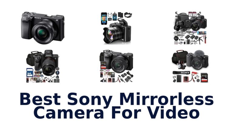 Best Sony Mirrorless Camera For Video