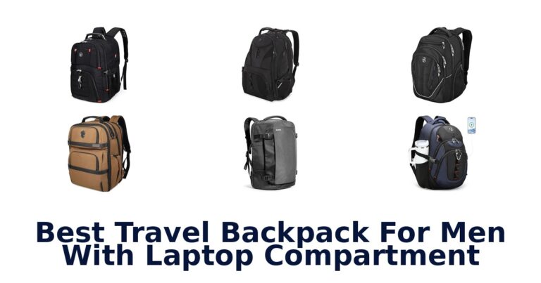 Best Travel Backpack For Men With Laptop Compartment