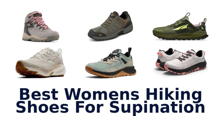 Best Womens Hiking Shoes For Supination