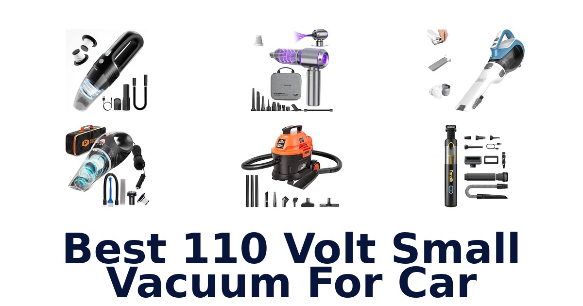 Best 110 Volt Small Vacuum For Car