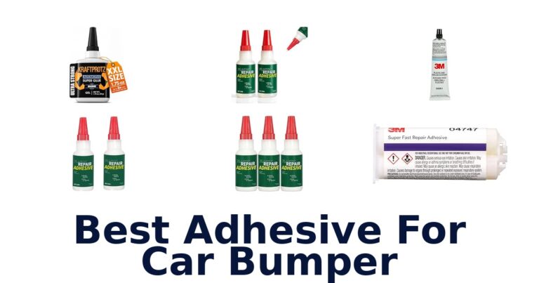 Best Adhesive For Car Bumper
