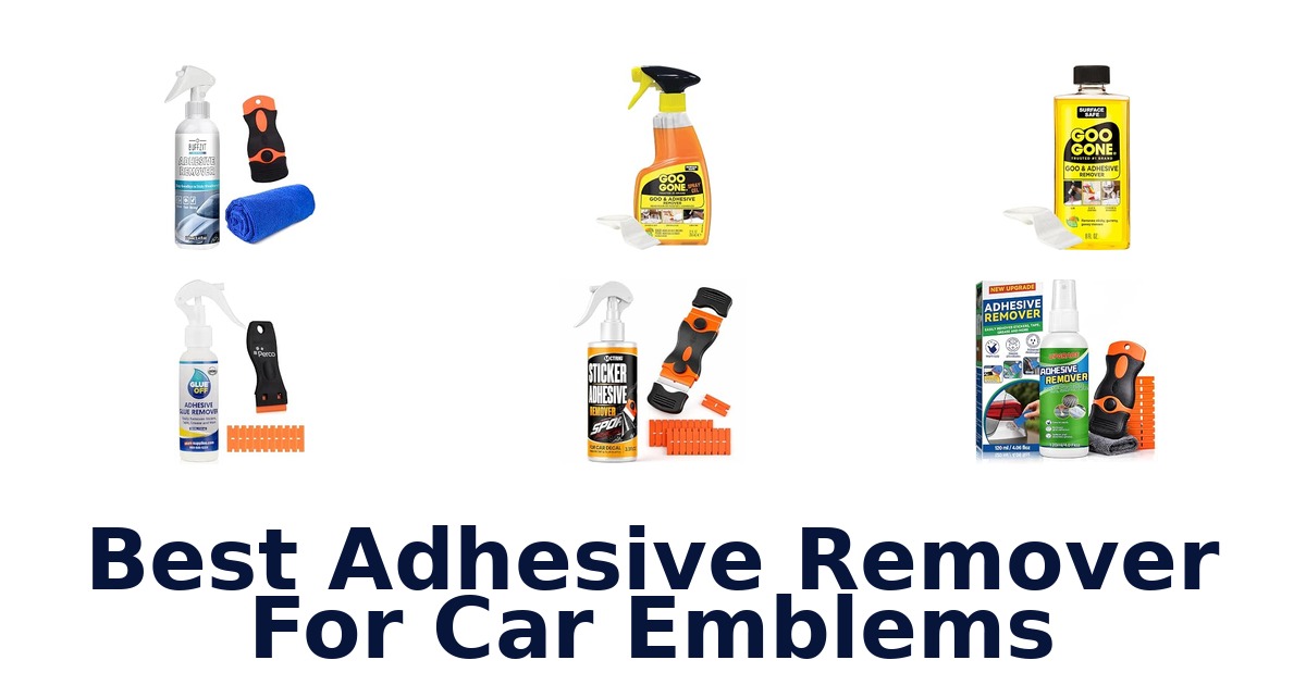 Best Adhesive Remover For Car Emblems