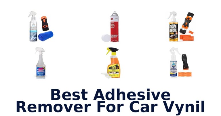 Best Adhesive Remover For Car Vynil