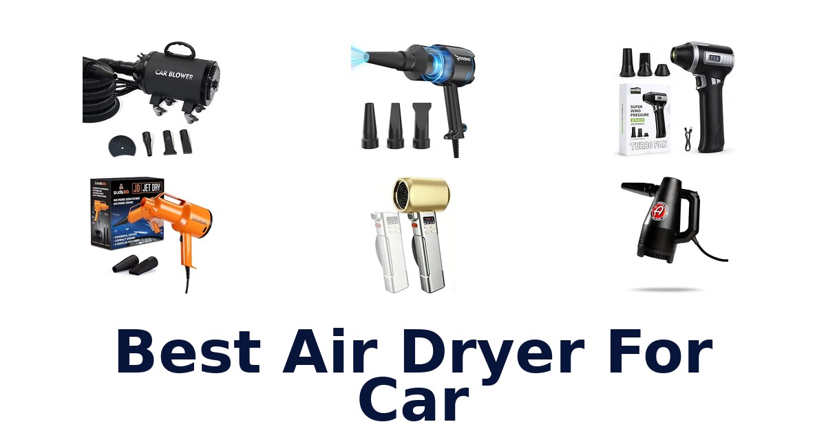 Best Air Dryer For Car