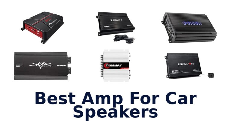 Best Amp For Car Speakers