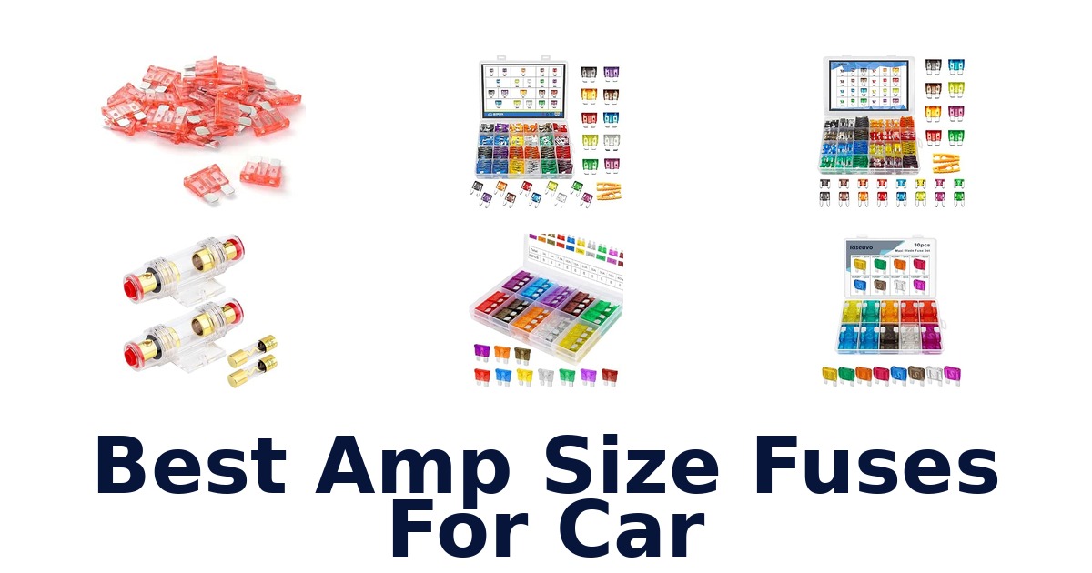 Best Amp Size Fuses For Car