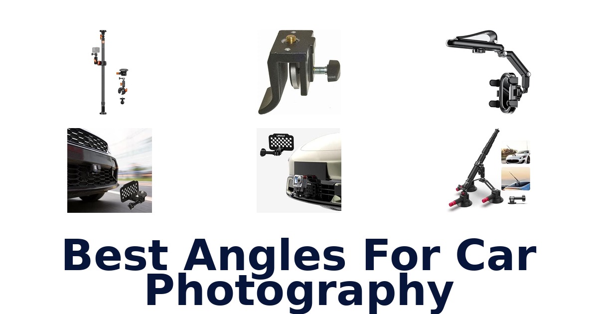 Best Angles For Car Photography