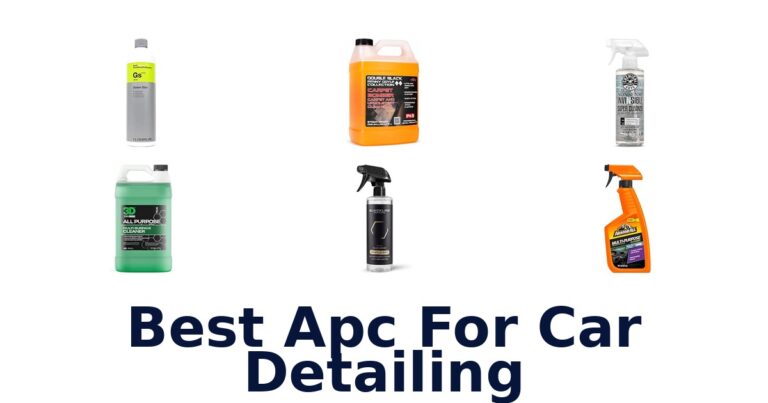 Best Apc For Car Detailing