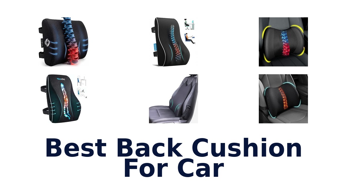 Best Back Cushion For Car