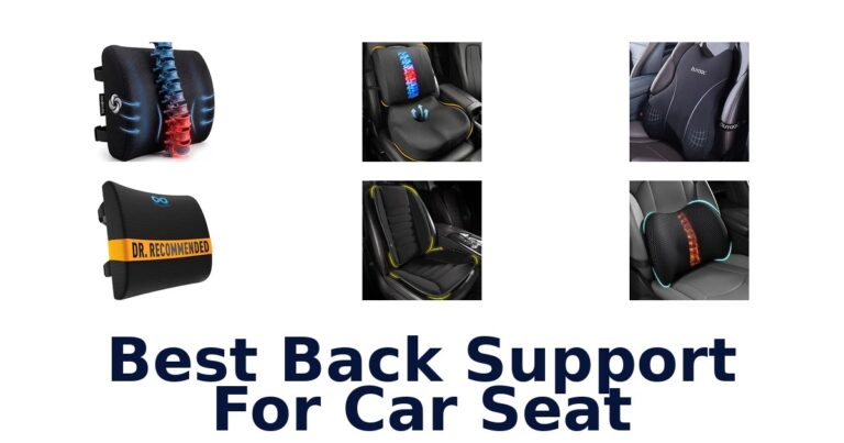 Best Back Support For Car Seat