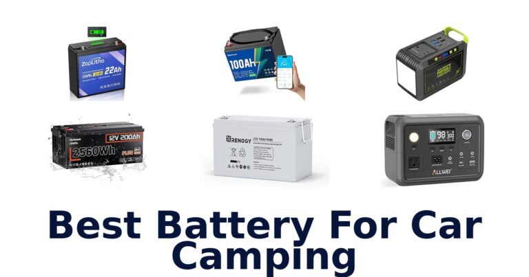 Best Battery For Car Camping