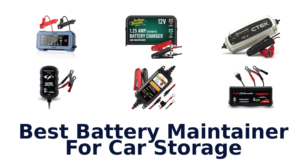 Best Battery Maintainer For Car Storage