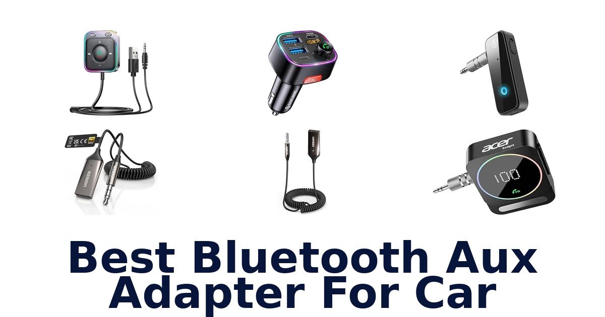 Best Bluetooth Aux Adapter For Car