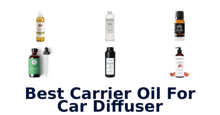Best Carrier Oil For Car Diffuser