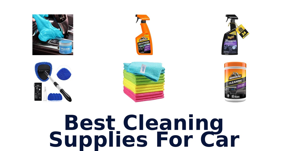 Best Cleaning Supplies For Car