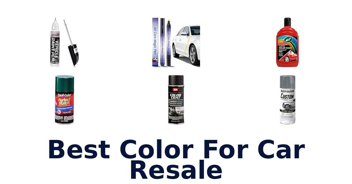 Best Color For Car Resale